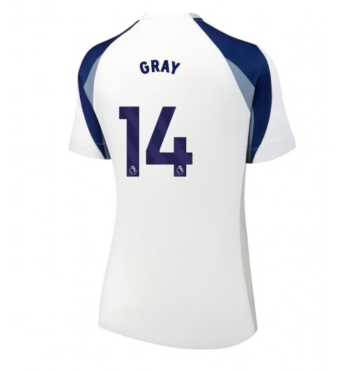 Tottenham Hotspur Archie Gray #14 Domácí Dres pro Dámské 2025-26 Krátký Rukáv Tottenham Hotspur Archie Gray #14 Domácí Dres pro Dámské 2025-26 Krátký Rukáv